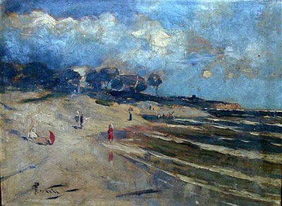 Study, Beach Scene, Black Rock
