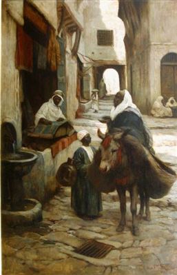 Scène de rue en Afrique du Nord by Adam Edwin Proctor - Auction record, sale price, and art valuation. Compare with similar artists and explore comparable artworks.