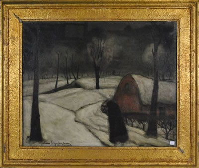 La ferme Campel, sous la neige