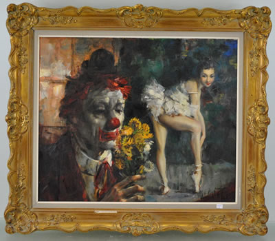 Clown et ballerine
