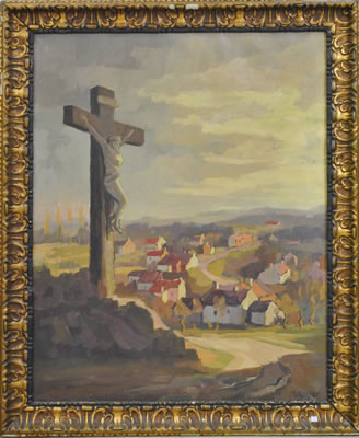Sample artwork by Richard Bressy (1906 - 1980), known for painting - View similar artists and auction records