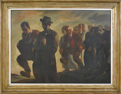 Noce au village by Jos Desmedt - Auction record, sale price, and art valuation. Compare with similar artists and explore comparable artworks.