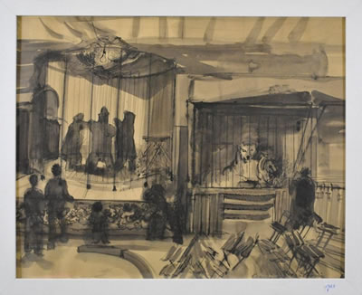 Intérieur d'un cirque