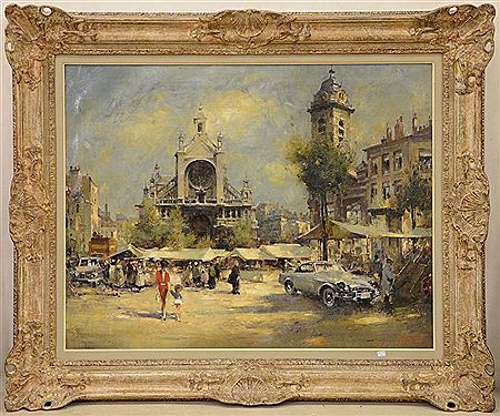 "Place de Bruxelles animée"