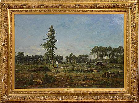"Travaux en forêt" by Leonce Chabry - Auction record, sale price, and art valuation. Compare with similar artists and explore comparable artworks.
