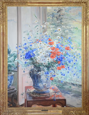 Sample artwork by Angelina Drumaux (1881 - 1959), known for still life, landscape painting - View similar artists and auction records