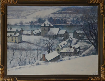 Vue de Meuse by Eugene Colignon - Auction record, sale price, and art valuation. Compare with similar artists and explore comparable artworks.