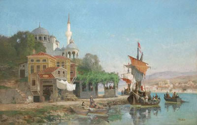 Vue animée du Bosphore by Germain-Fabius Brest - Auction record, sale price, and art valuation. Compare with similar artists and explore comparable artworks.