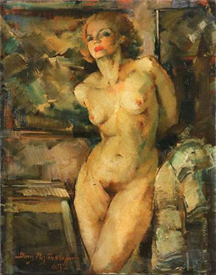 Le modèle dans l'atelier, 1933