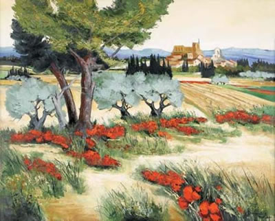 Sample artwork by Jean Triolet (Born 1939), known for painting - View similar artists and auction records