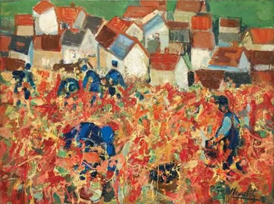 Les reflets des vignes ou Le vignoble