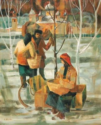 Marché à Novodievitchi