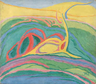 Paysage fauve