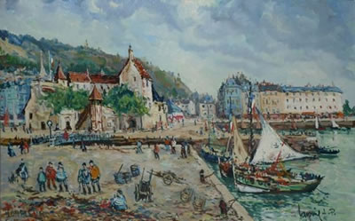 La Lieutenance et le Cheval Blanc à Honfleur