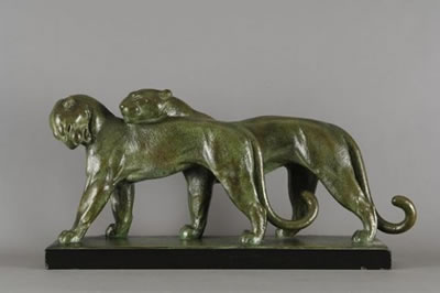 Sample artwork by Andre-Vincent Becquerel (1893 - 1981), known for art deco animal figures - View similar artists and auction records