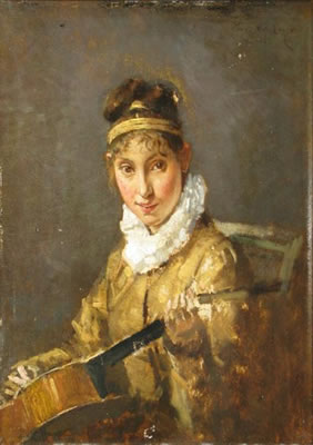 Femme à la guitare