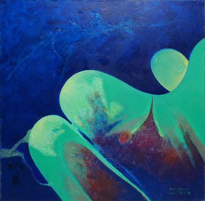 Sample artwork by Karim Bennani (1936 - 2023), known for painting - View similar artists and auction records