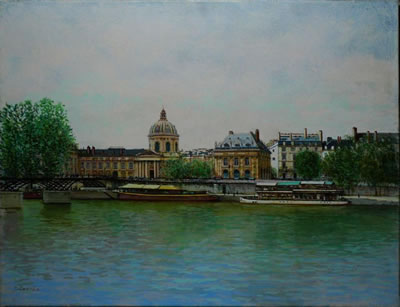 L'Institut et le Pont des Arts