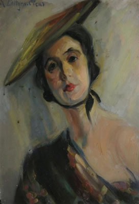 Élégante au chapeau by Rose Teitgen Obeurer - Auction record, sale price, and art valuation. Compare with similar artists and explore comparable artworks.