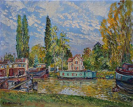 Sample artwork by Armand Kniazian (Born 1914), known for painting - View similar artists and auction records