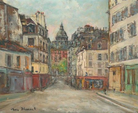 Rue de Paris dans l'ombre