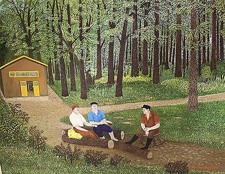 Le repos des bucherons by Armand Kniazian - Auction record, sale price, and art valuation. Compare with similar artists and explore comparable artworks.