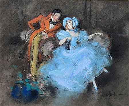 Couple au salon