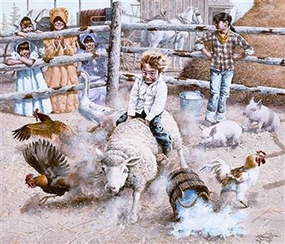 Sample artwork by Don Crook (Born 1934), known for frontier genre, animal, still life - View similar artists and auction records