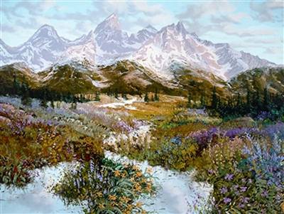 Wildflowers Near the Teton Ridge by Thomas de Decker - Auction record, sale price, and art valuation. Compare with similar artists and explore comparable artworks.