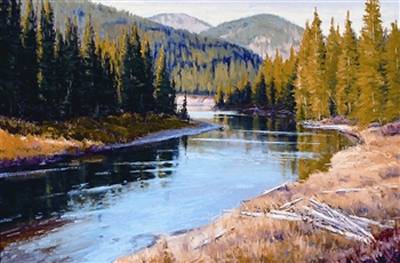 Blackfoot River Bend by Thomas (Tom) English - Auction record, sale price, and art valuation. Compare with similar artists and explore comparable artworks.