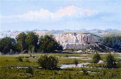 Pompey's Pillar by Michael Kosorok - Auction record, sale price, and art valuation. Compare with similar artists and explore comparable artworks.