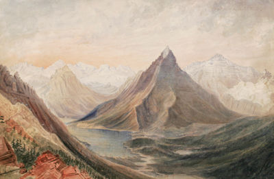 Kintla lakes and Mountain, 49th Parallel (1860)