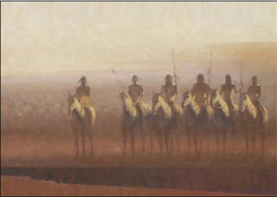Cut Bank Warriors by Rusti Warner - Auction record, sale price, and art valuation. Compare with similar artists and explore comparable artworks.