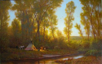 Blackfoot Family by Gary Kapp - Auction record, sale price, and art valuation. Compare with similar artists and explore comparable artworks.