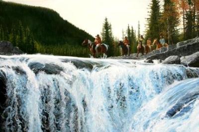 Crossing Above Elbow Falls