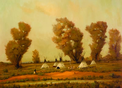 BEFORE THE SAND CREEK TRAGEDY by Bill Mittag - Auction record, sale price, and art valuation. Compare with similar artists and explore comparable artworks.