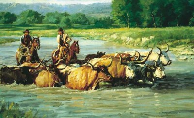 Crossing the Cheyenne by Rick McCollum - Auction record, sale price, and art valuation. Compare with similar artists and explore comparable artworks.