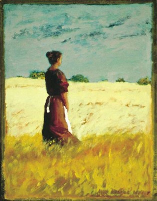 Sample artwork by Ann Herzog Wright (Born 1945), known for figure, genre, animal - View similar artists and auction records