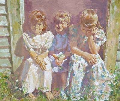 Sample artwork by Jessica Zemsky (Born 1923), known for genre-portrait, children, still life - View similar artists and auction records