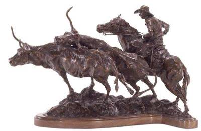 Sample artwork by Cory Wheeler (Born 1968), known for sculptor-wildlife - View similar artists and auction records