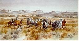 Sample artwork by Gaylene Fortner (20th century), known for animal-western scene - View similar artists and auction records