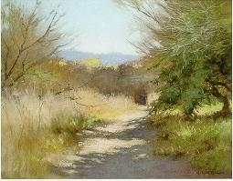 Sample artwork by Michael Gibbons (Born 1943), known for landscape, coastal view - View similar artists and auction records