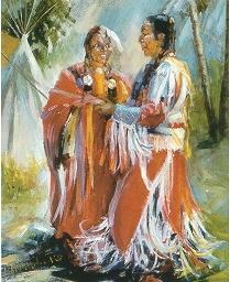 Couple Dance at Pow Wow by Nina Mikhailenko - Auction record, sale price, and art valuation. Compare with similar artists and explore comparable artworks.