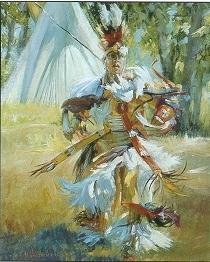 Sample artwork by Nina Mikhailenko (20th century), known for genre-indian figure, portrait - View similar artists and auction records