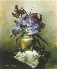 Iris and Lace by Margret Short - Auction record, sale price, and art valuation. Compare with similar artists and explore comparable artworks.