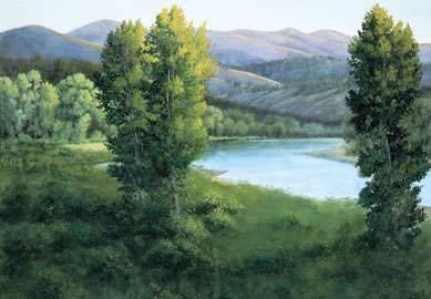 Moring Light on the Bitteroot Valley
