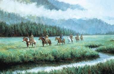 Hunting Party in the Meadow