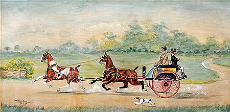 Horse Drawn Carriages (pair)