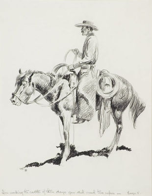 Mounted Cowboy-Two Ropes