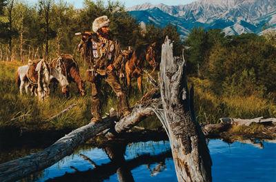 The Free Trapper by Paul Calle - Auction record, sale price, and art valuation. Compare with similar artists and explore comparable artworks.